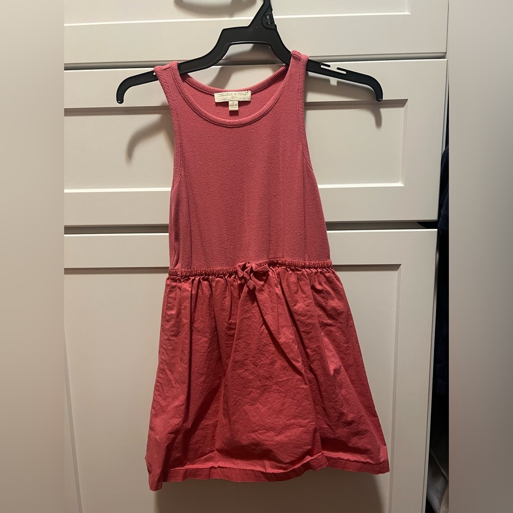 Chelsea & Violet Sleeveless Coral Kids Dress